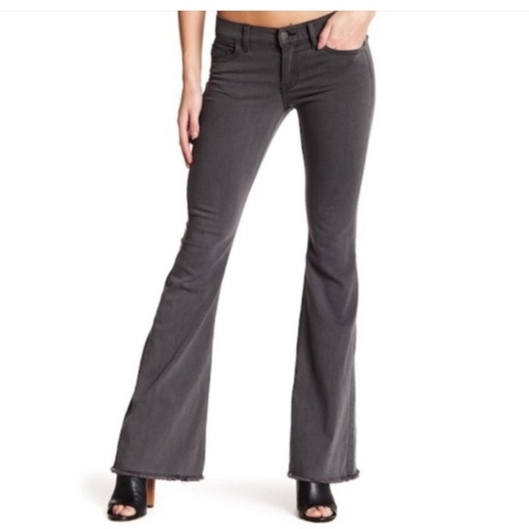 Y2K Low Rise PISTOLA Grey Flare Jeans in 27 - Picture 7 of 7